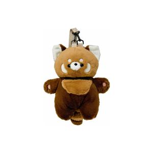 Fat Fat Dragon Плюшевая кукла Red Panda Double Shoulder Backpack, высота 38см