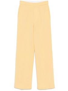 Forte Forte трикотажные брюки по фигуре, желтый