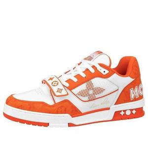 Кроссовки lv trainer 'white orange velcro' Louis Vuitton, белый