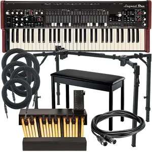 Комплект клавишного инструмента Viscount Legend One 61 Stage с педалями и основными аксессуарами