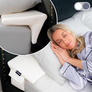 XetraDesign Клиновидные подушки для заполнения зазора у изголовья кровати White