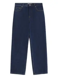 Джинсы прямого кроя Maison Kitsuné, синий