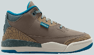 Кроссовки Air Jordan 3 PS, зеленый