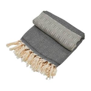 Плед twentyfour Anitli, 100 см, черный