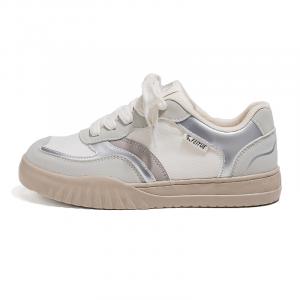 Feiyue Прочные, дышащие, легкие, низкие, повседневные женские туфли серо-серебристо-бежевого цвета