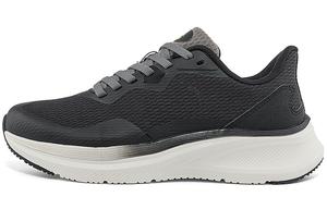 Антискользящие износостойкие низкие кроссовки для бега унисекс Black Gray Kappa, Black/Premium Gray-990