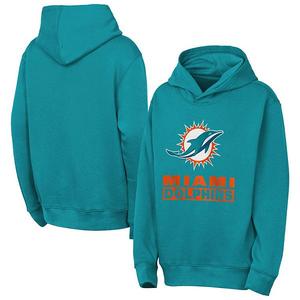Худи Youth Aqua Miami Dolphins Back to Basics Outerstuff