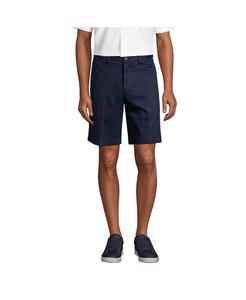 Мужские шорты чинос с комфортной талией, 9 дюймов, без железа Lands' End