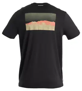 Мужская футболка Icebreaker Merino 150 Tech Lite III с коротким рукавом, черный