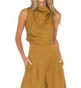 Морской топ медового цвета JBQ, Honey