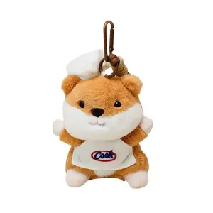 Милый плюшевый кулон Hamster Chef высотой 12 см Whoops