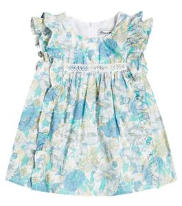 Хлопковая блузка с цветочным принтом Tartine et Chocolat, разноцветный