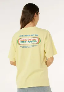Футболка с принтом в стиле возрождения серфинга Rip Curl, Pastel Yellow