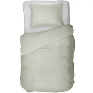 Постельное белье Kayori «Naka», GOTS органический, цвет Salbeigrun