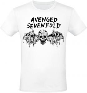 Футболка Avenged Sevenfold Bat, белый