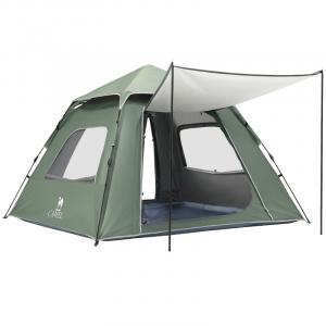 Палатка для кемпинга с одной спальней и гостиной, автоматическая установка Outdoor Automatic Accounting CAMEL