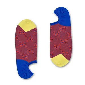 Носки Happy No Show Dressed Laika long, красный