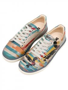 Кроссовки на шнуровке Dogo, натуральный