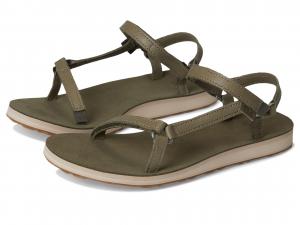 Сандалии Teva Original Universal Slim Lea, цвет Burnt Olive