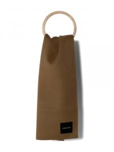 Шарф с логотипом HERSKIND, коричневый