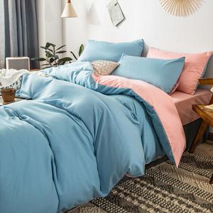 Muji Комплект постельного белья из 3 предметов (простыня, пододеяльник 180х220 см), цвет light blue jade