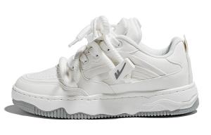 Кроссовки WARRIOR Skateboarding Shoes Unisex Low-top, белый