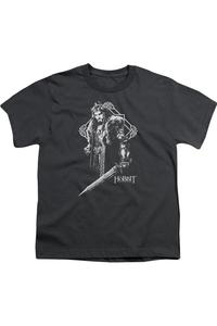 Футболка с коротким рукавом "Король Хоббитов Торин" для детей Gildan, Charcoal