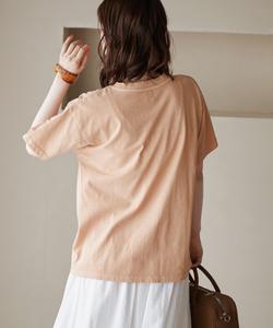 Футболка с принтом логотипа разных пигментов Coen, цвет Sherbet