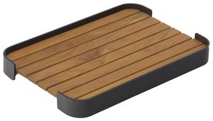 Поднос Zebra , 48x5x32,5 см, тиковый/графитовый