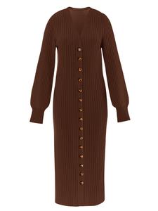 Imily Bela Вязаное пальто в коричневом цвете