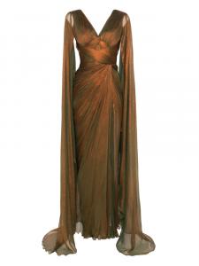 Платье макси Bella Iris Serban, коричневый