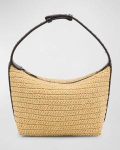 Мини-сумка Wallace с верхней ручкой Bottega Veneta, цвет Natural/Gold