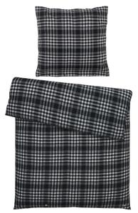 Двустороннее постельное белье Dieter Knoll, 135x200 см, черный