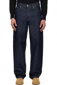 Dries Van Noten Свободные джинсы темно-синего цвета