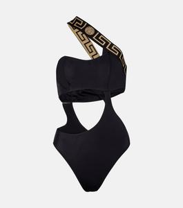 Купальник грека VERSACE, черный