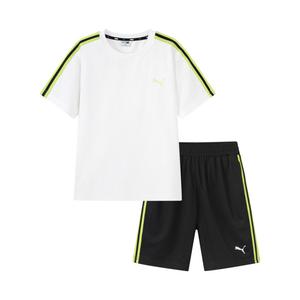 PUMA Повседневная спортивная одежда Sportstyle серия SS25 Raw White для подростков