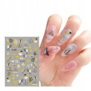 Наклейки для дизайна ногтей с узорами «Водные праздники» B-149, Frezarkowo