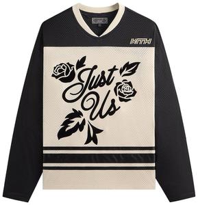 Футболка с длинными рукавами Kith Malik из сетчатой ткани, кремовый