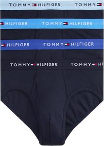 Мужские классические трусы-брифы Tommy Hilfiger из хлопка, 4 шт., Navy Bodies W/ Medival Blue Wb, Blue Ocean Wb, Persian Blue Wb, Navy Wb