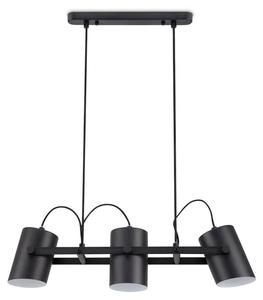 Подвесной светильник Paco Home Karl, черный - серый металлик