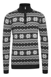 Свитер !Solid Winoldo, черный/белый