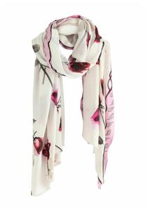 Шарф Next Scarf, Rose Floral White/White