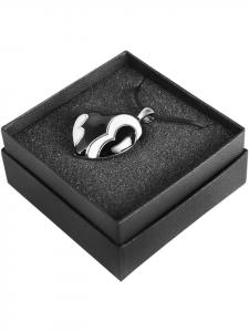 Adeliás Женское резиновое ожерелье, 50 см, черное