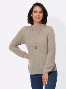 Свитер с воротником-стойкой в меланжевом цвете WITT WEIDEN