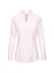 Однотонная блузка с воротником-боколкой Seidensticker, розовый