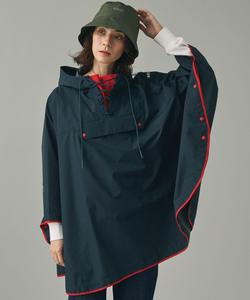 Дышащее, водонепроницаемое, водоотталкивающее, ветрозащитное, двухцветное пончо, компактное, с сумкой для хранения.