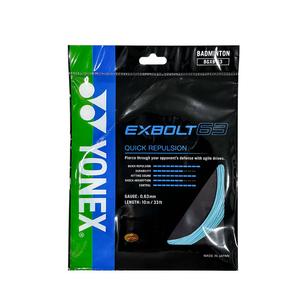 Струны для бадминтонной ракетки EXBOLT коллекция Forged Fiber 63 нить унисекс 1 упаковка 10м YONEX