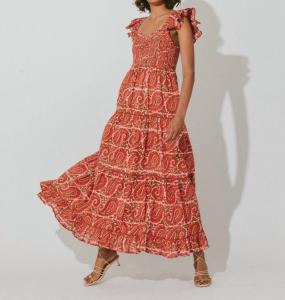 Платье Zahara Ankle в цвете Aurora Cleobella