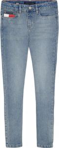 Джинсы Tommy Hilfiger Skinny Fit для девочек со средней посадкой, эластичный деним, застежка на молнию и пуговицы, Nolita Wash Logo