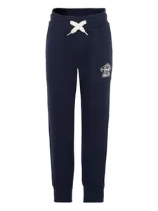 Джоггеры с манжетами и принтом логотипа Timberland Kids, синий